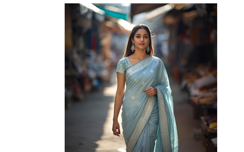 The Indian saree